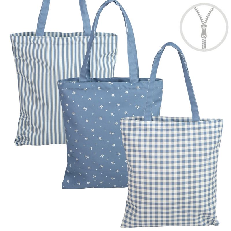 BOLSA CON CREMALLERA BRIDGET AZUL