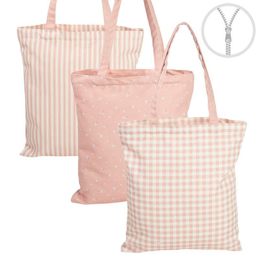 BOLSA CON CREMALLERA  BRIDGET ROSA MAQUILLAJE