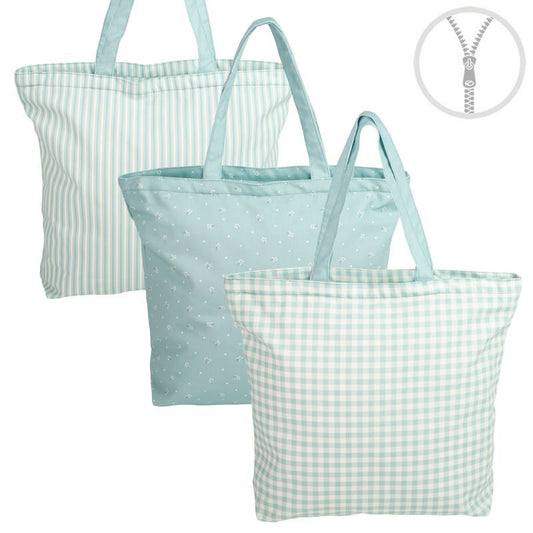 BOLSO CON CREMALLERA BRIDGET VERDE AGUA