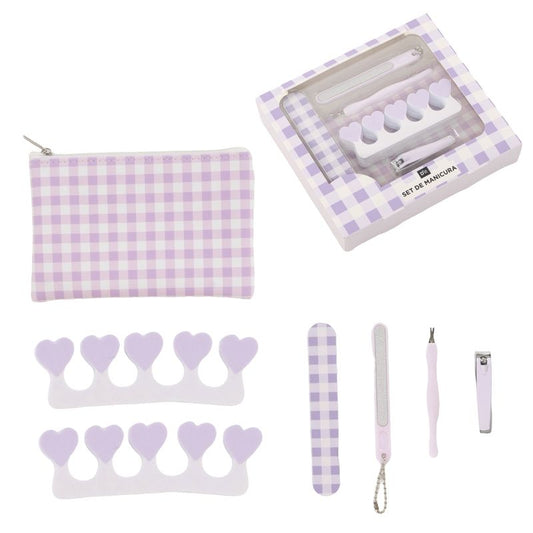 JUEGO DE MANICURA 8 PIEZAS BASICS