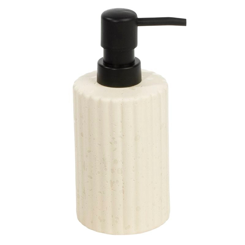 DISPENSADOR JABON RELIEVE RAYAS NATURAL