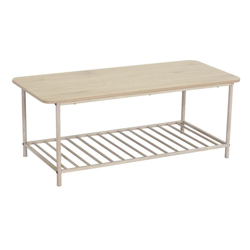 MESA DE CENTRO ESTRUCTURA SIMIL MADERA