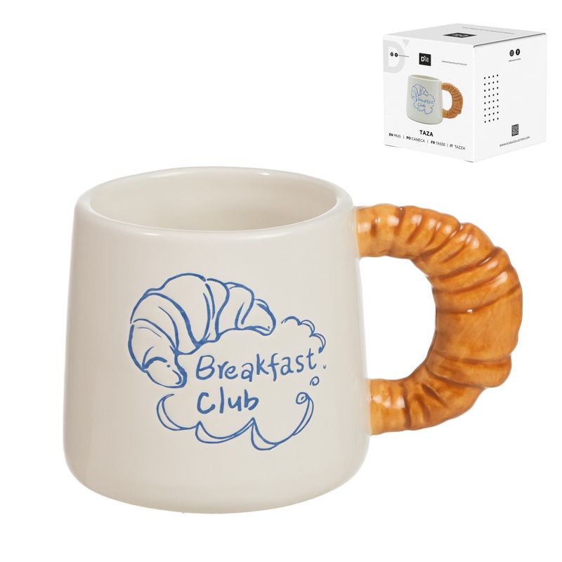 TAZA 380ML ASA FORMA CROISSANT