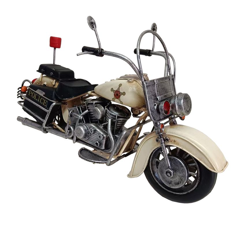 MOTO DECORATIVA POLICIA