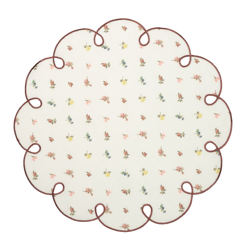 INDIVIDUAL 38CM ONDAS FLORES BOIS&TERRE
