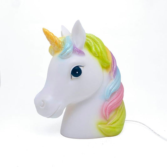 LAMPARA RESINA UNICORNIO