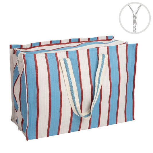BOLSO PLASTICO RECICLADO RAYAS
