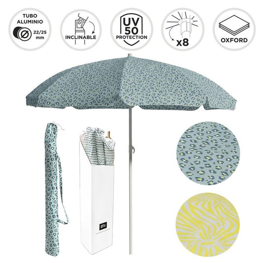 SOMBRILLA PLAYA 200CM UV50 ANIMAL FLUOR