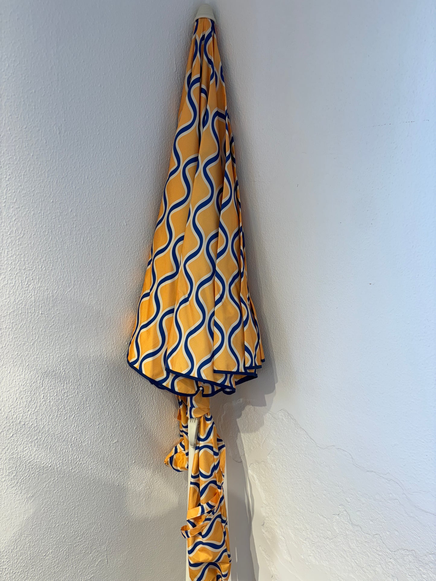 SOMBRILLA PLAYA EZPELETA ONDAS AMARILLO