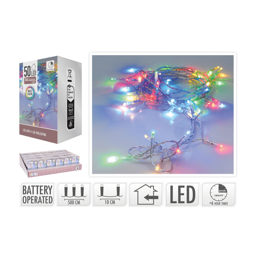 LUCES LED 50 PIEZAS CON TEMPORIZADOR