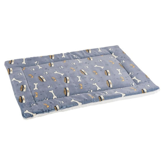 CAMA AZUL MASCOTAS PERROS 60X85CM