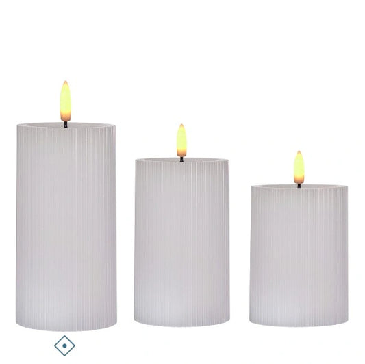 VELA LED BLANCA XMAS