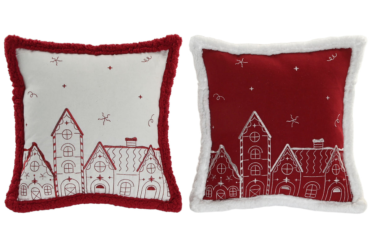 COJIN 45X45CM PUEBLO NAVIDEÑO