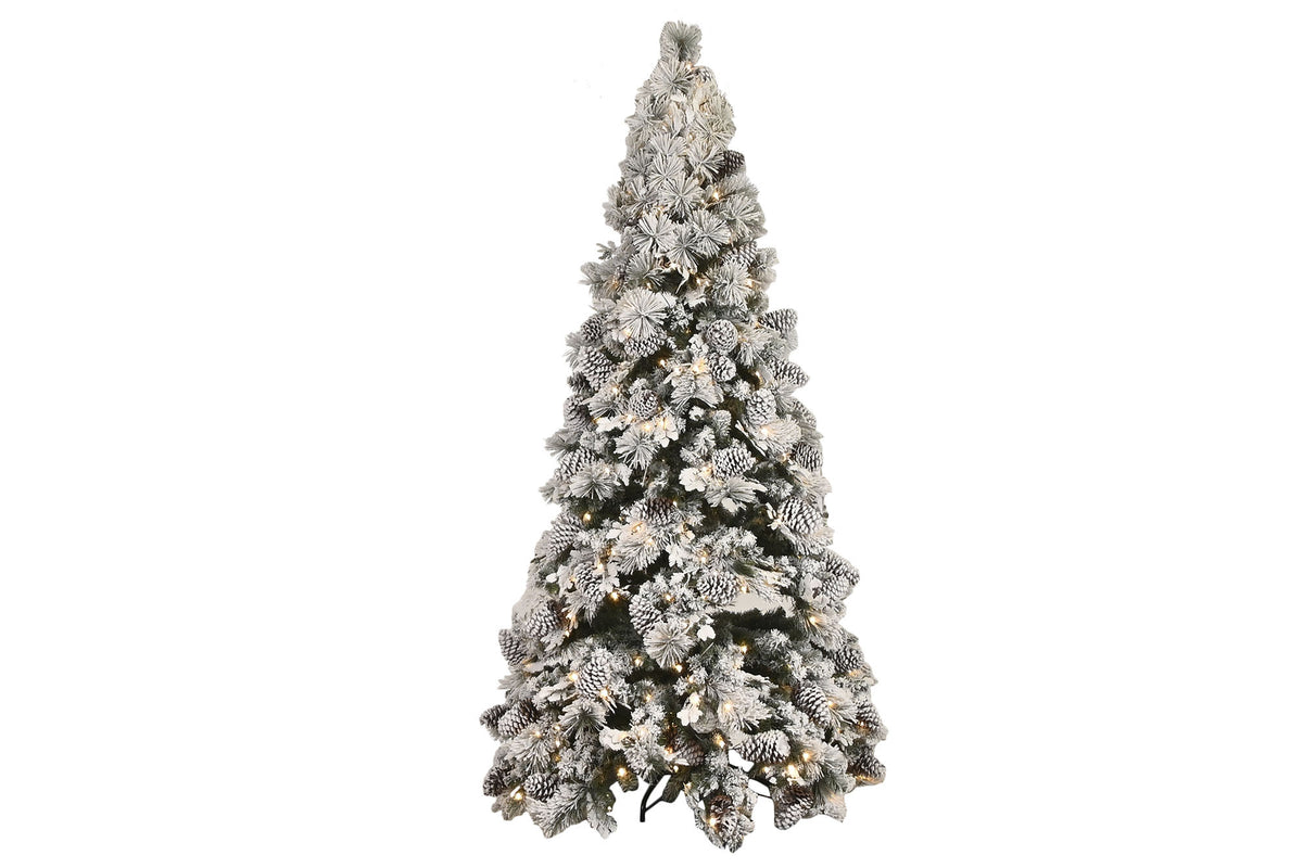 ARBOL DE NAVIDAD CON PIÑAS 210CM