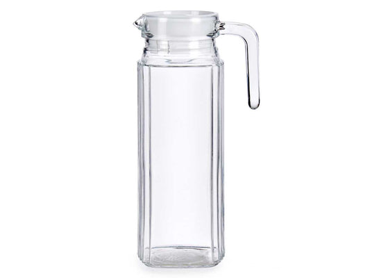 JARRA CUADRADA RAYADA 1L