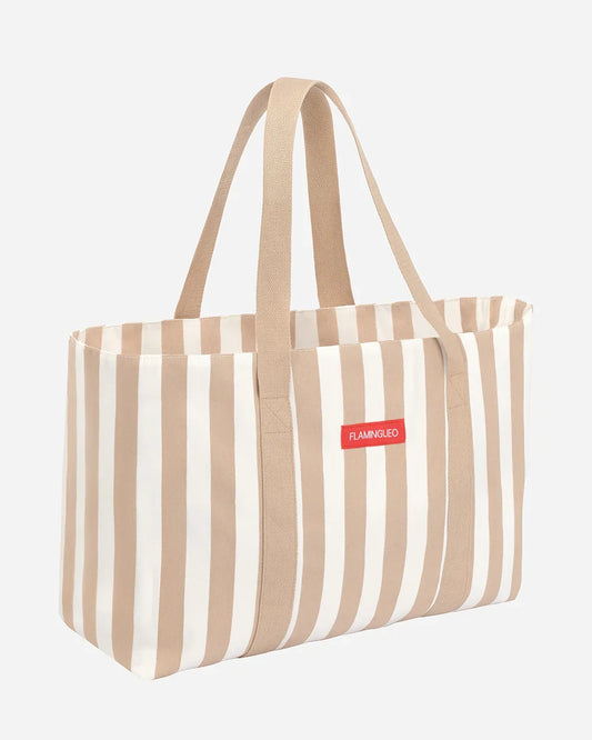 BOLSO PLAYA GRANDE BEIGE CON CREMALLERA FLAMINGUEO