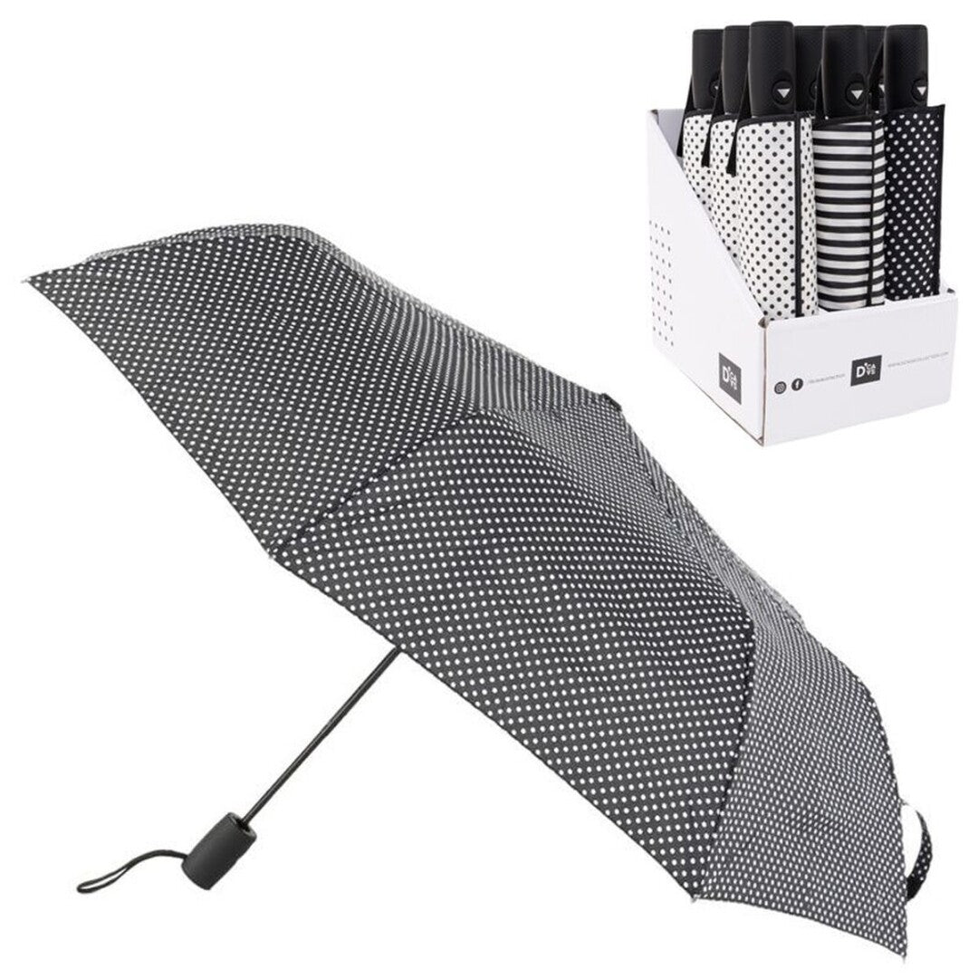 PARAGUAS PLEGABLE AUTOM. ANTIVIENTO CEBRA