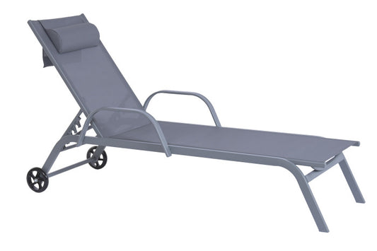 SET 2 TUMBONAS ACERO TEXTILENE 199X63X101 5 POSICIONES