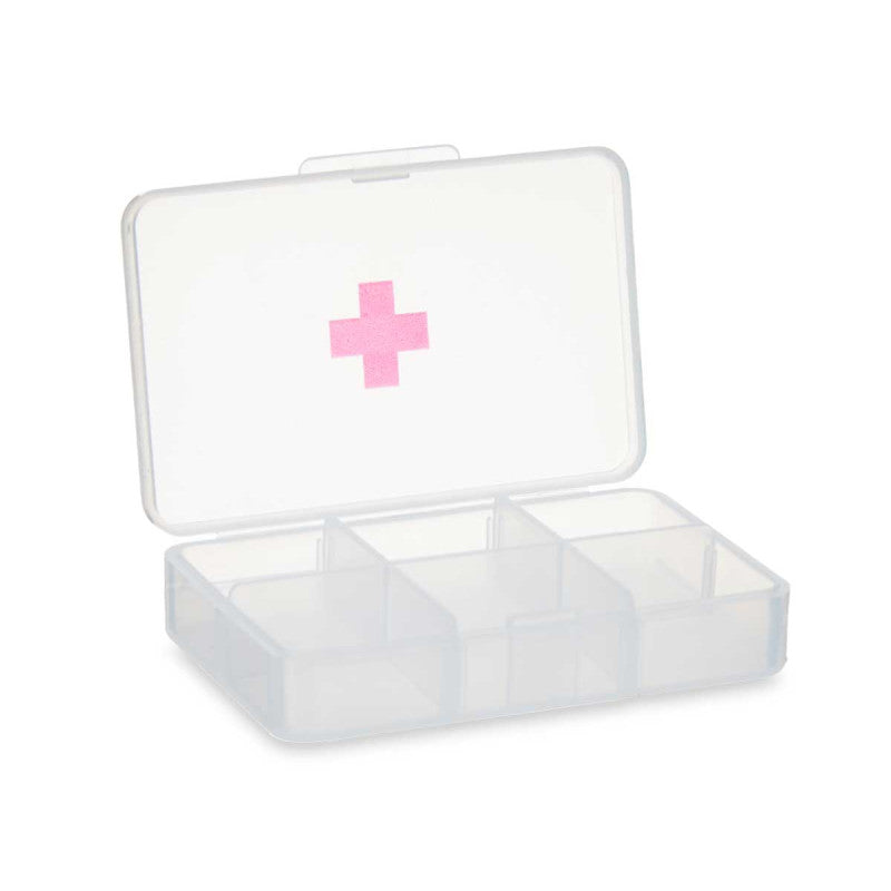 PASTILLERO PLASTICO 6 HUECOS 24GR