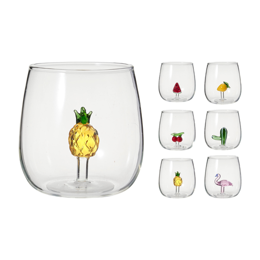 VASO CON FIGURA INTERIOR