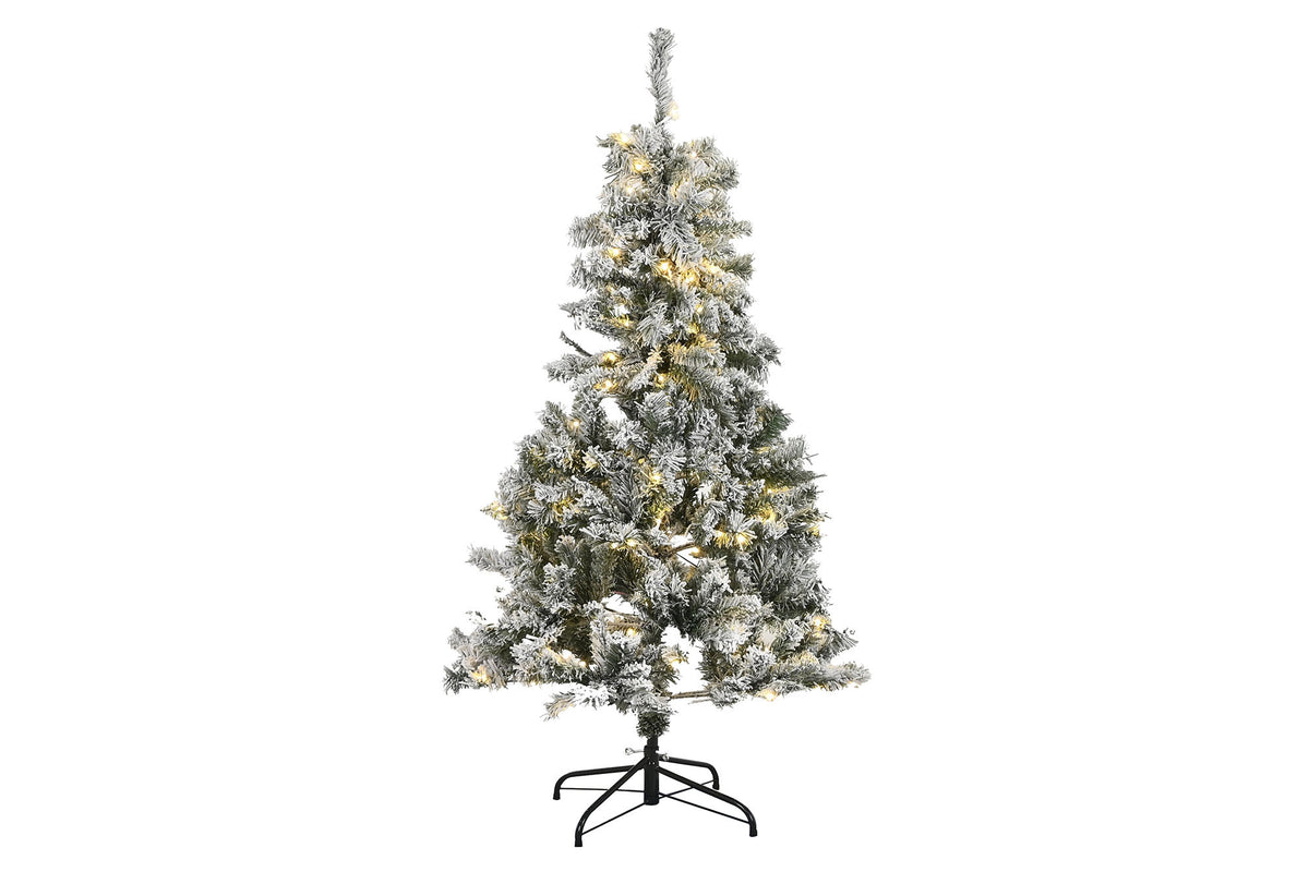 ARBOL DE NAVIDAD CON NIEVE 150 LEDS 150CM