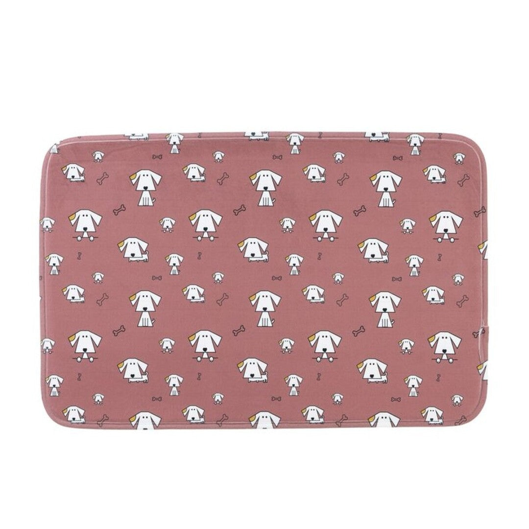 ALFOMBRA ROJA COMEDERO PERROS 40X60CM