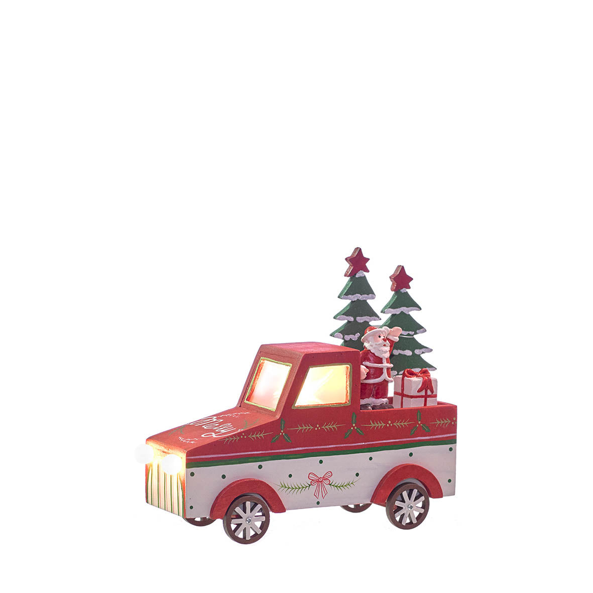 CAMION NAVIDAD MADERA