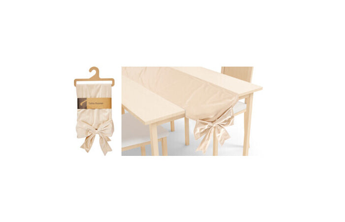 CAMINO DE MESA BEIGE 33X240CM