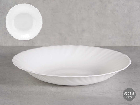 PLATO HONDO CLASICO OPAL 21,5CM