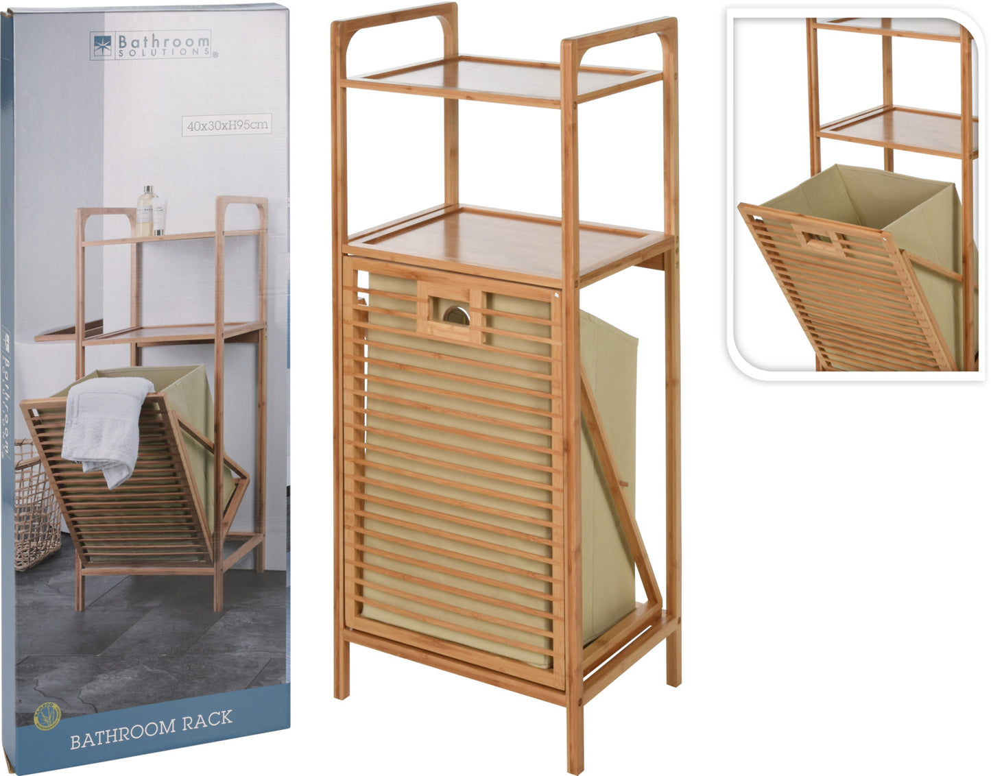 ESTANTERIA BAÑO CON BOLSA