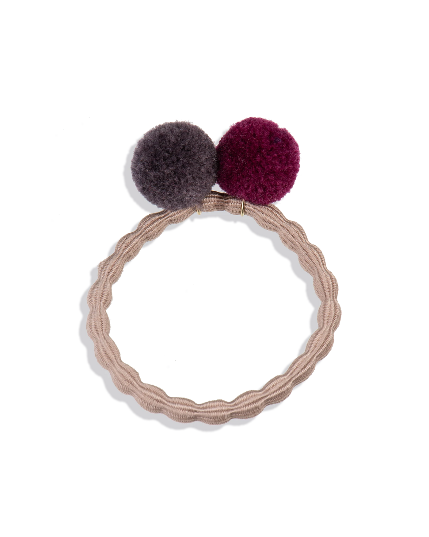 KKNEKKI POMPOM DOVE W MOLE-LBORDEAUX