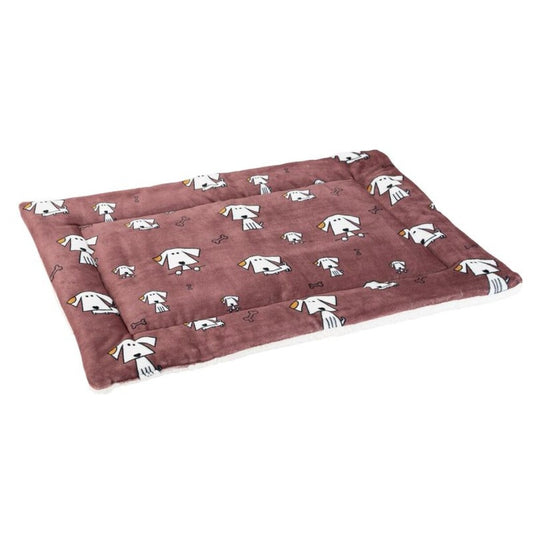 CAMA ROJA MASCOTAS PERROS 60X85CM
