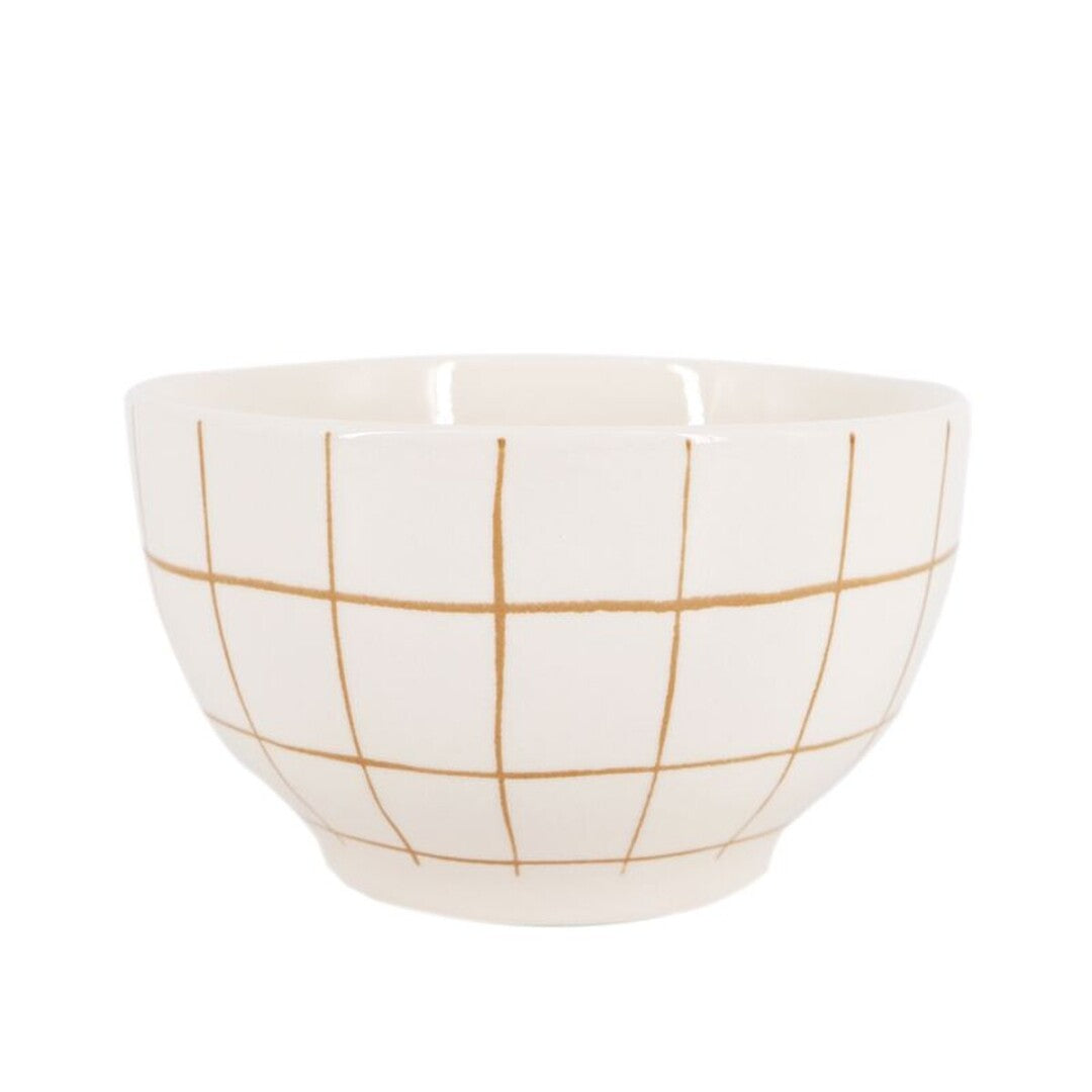 BOL 750ML CUADROS AMARILLO