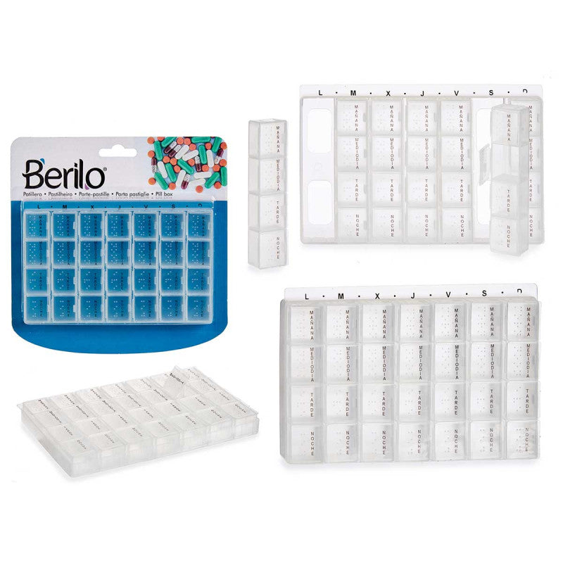 PASTILLERO SEMANAL TRANSPARENTE