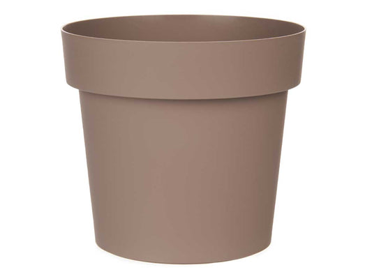 MACETA PLASTICO MARRON 16CM