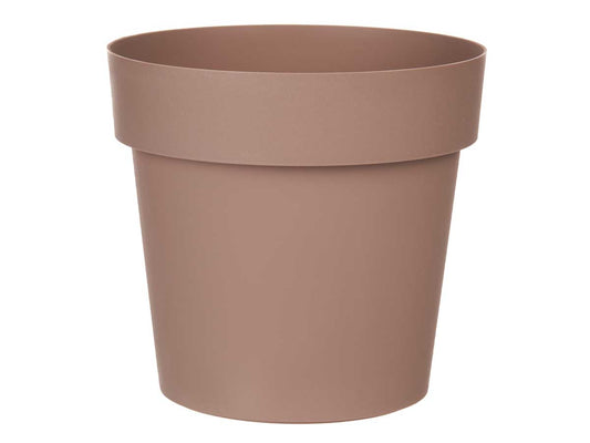 MACETA PLASTICO MARRON 18CM