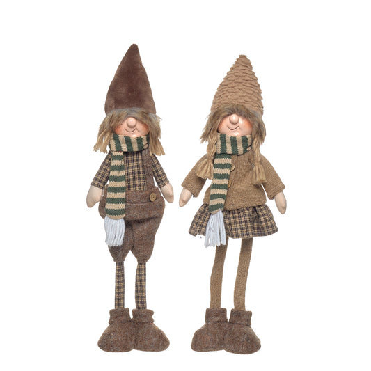 MUÑECO DE TELA NAVIDAD