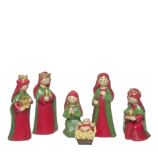 PESEBRE NAVIDAD 6 PIEZAS