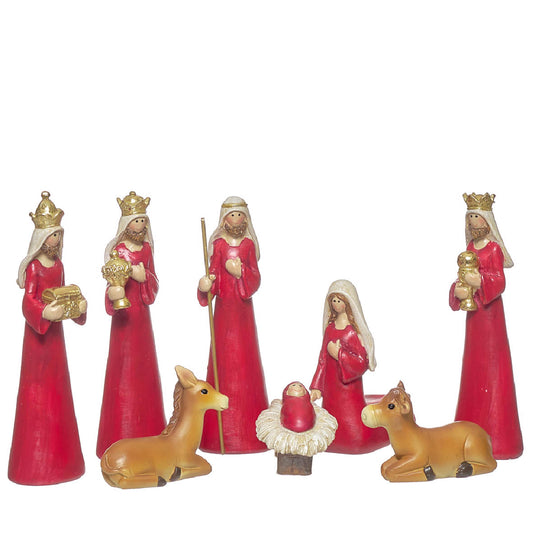 PESEBRE NAVIDAD 8 PIEZAS