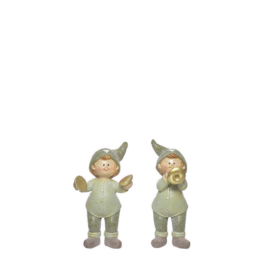 FIGURA NIÑO NAVIDEÑO EN POLIRESINA
