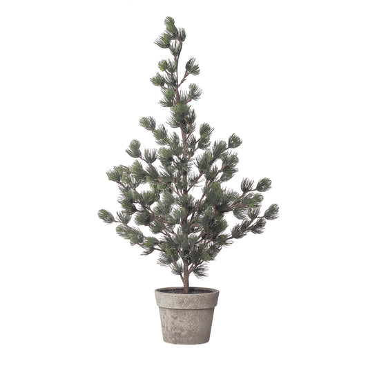 ARBOL DE NAVIDAD CON MACETA 90CM