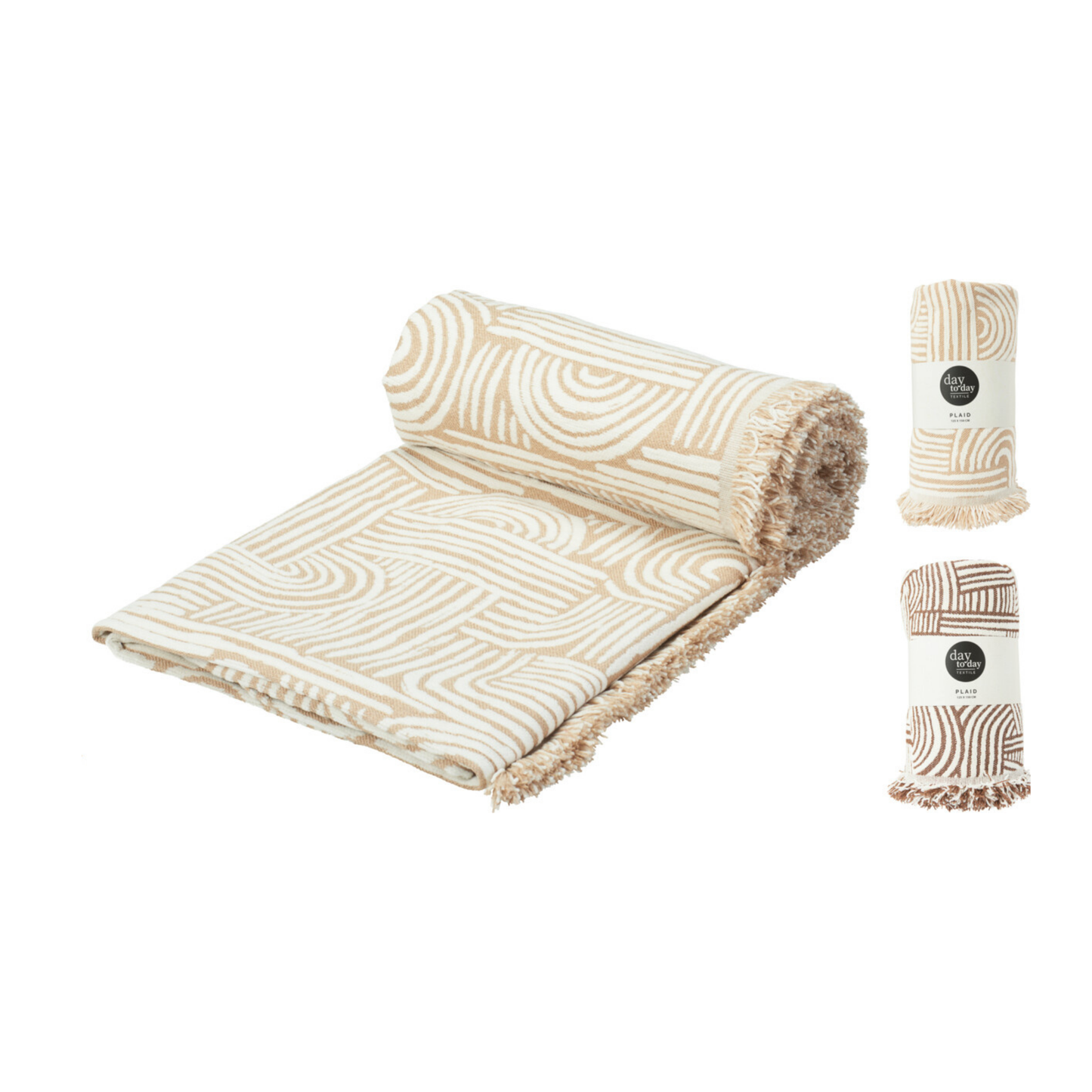 MANTA NATURAL 120X150CM