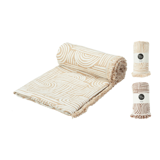 MANTA NATURAL 120X150CM