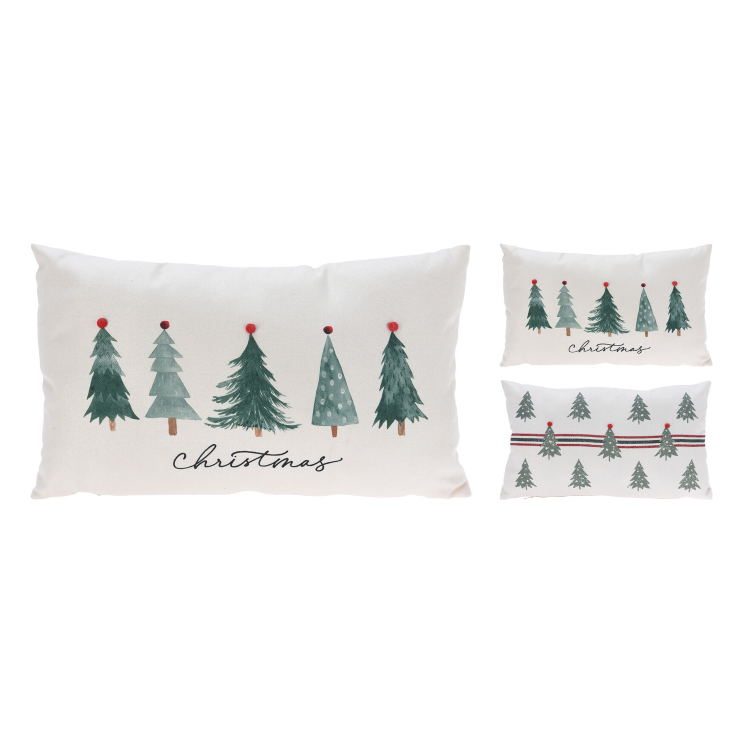 COJIN ARBOL DE NAVIDAD 30X50CM