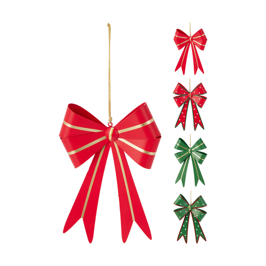 LAZO NAVIDEÑO COLGANTE 15CM