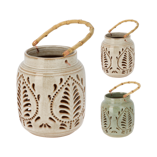 CANDELABRO PORCELANA 20CM