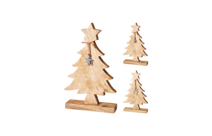 ARBOL DE NAVIDAD MADERA 39CM