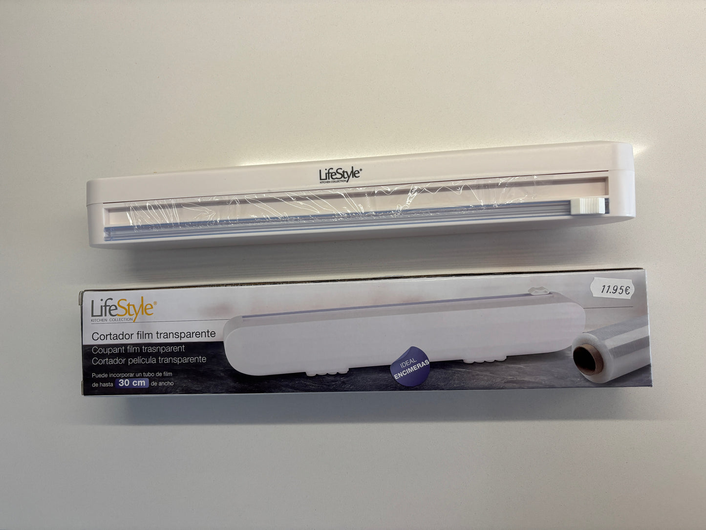 CORTADOR FILM TRASPARENTE CON VENTOSAS