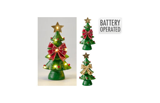 ARBOL DE NAVIDAD CON LUZ 25CM