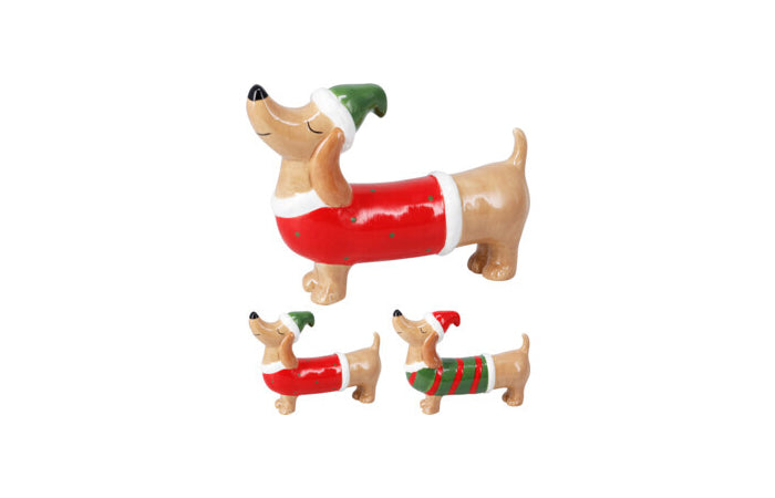 TECKEL NAVIDEÑO 14CM